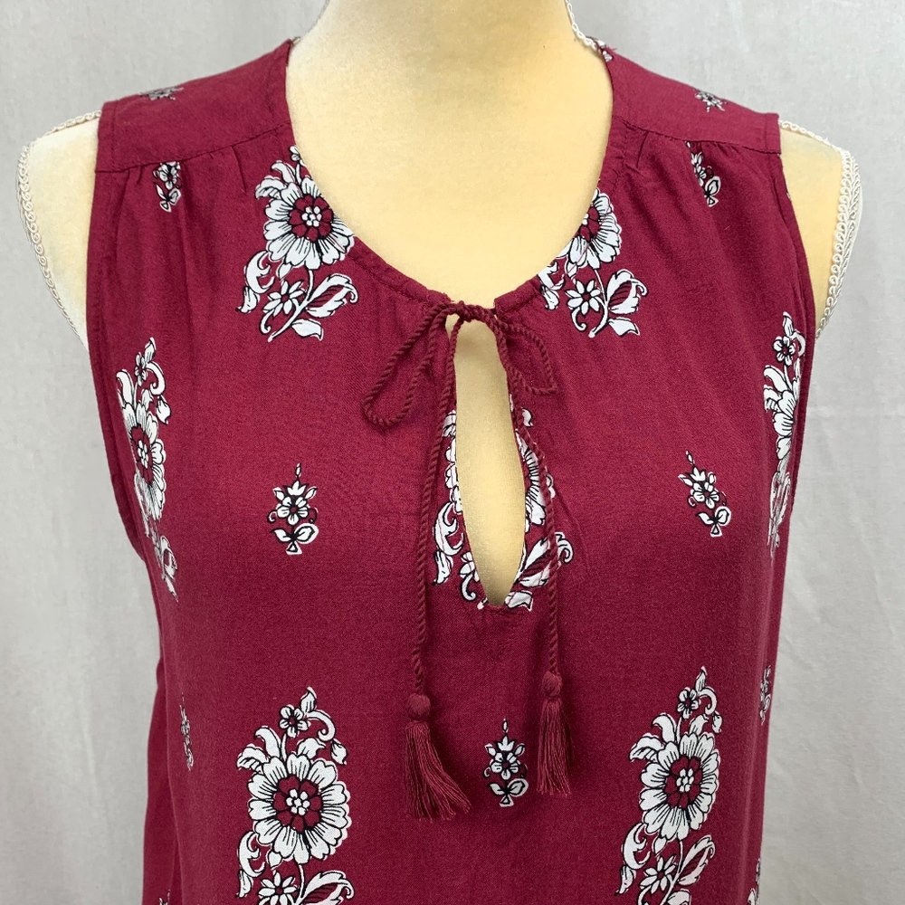 SOLD BLL New York Floral Sheath Tank Dress Large - Picture 2 of 8